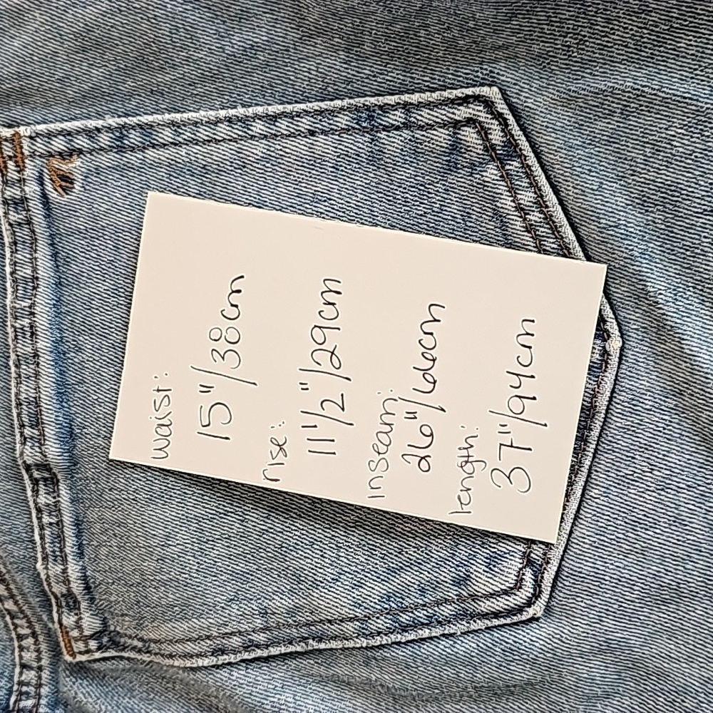 Madewell sz 27 slim boyfriend crop cut off jeans, distressed knees - Picture 2 of 13